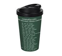 infinite by GEDA LABELS 12134 Coffee to go gobelet Double paroi, PP, Anglais