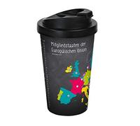 Infinite by Geda Labels 12444 École Europe Coffee to go Gobelet isotherme réutilisable, en polypropylène Multicolore