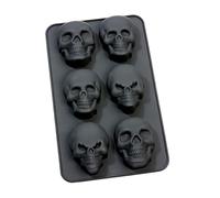 Infinite by gEDA lABELS 13657 moule en silicone en forme de tête de mort, Noir
