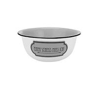 infinite by GEDA LABELS (INFKH) 17744 Bol à céréales en porcelaine Inscription en allemand Ein en Scheiss muss ich