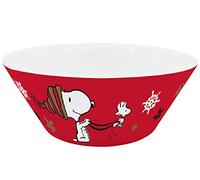 infinite by GEDA LABELS (INFKH) Bol à céréales Peanuts Ho - Rouge - 400 ml