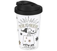 infinite by GEDA LABELS (INFKH) Coffee to go Mug Peanuts Merry & Bright Blanc