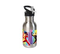infinite by GEDA LABELS (INFKH) Gourde Miraculous multicolore 500 ml en acier inoxydable, argenté