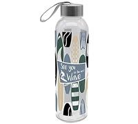 infinite by GEDA LABELS (INFKH) Gourde unisexe pour adolescent - Surfer - 500 ml - Verre - Multicolore