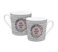 infinite by GEDA LABELS (INFKH) Tasse à café, en porcelaine, idéale comme cadeau, amis, maison, 350 ml
