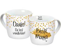 infinite by GEDA LABELS (INFKH) Tasse Beste Mama Gold 300 ml