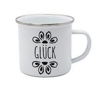 infinite by GEDA LABELS (INFKH) Tasse porte-bonheur aspect émail 350 ml