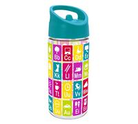 infinite by GEDA LABELS (INFKH) Trinkflasche Anlauttabelle 450ml Gourde Mixte Jeunesse, Multicolore, 450 ML
