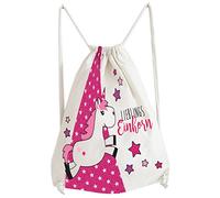infinite by GEDA LABELS (INFKH) Turnbeutel Einhorn Lieblingseinhorn 33x42cm Sac à Cordon, 42 cm, Multicolore (Multicolor)