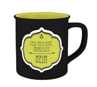 infinite by GEDA LABELS Tasse avec aspect émaillé, 400 ml