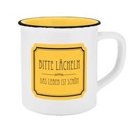 infinite by GEDA LABELS Tasse avec aspect émaillé, 400 ml