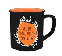 infinite by GEDA LABELS Tasse avec aspect émaillé, 400 ml