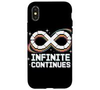 Infinite Continues Pop Culture Jeu vidéo rétro Coque pour iPhone X/XS