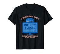 Infinite Inbox Scroll Office Humour Graphique T-Shirt
