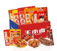 Infinitely Great Home Decor Center Boîte à goûter chinoise 10 pièces Spécialité locale Col de canard Paquet mixte Collations asiatiques 770 g