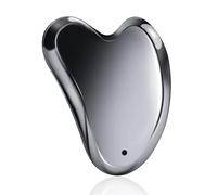 InfiniteRelax Terahertz Gua Sha Outils pour le visage Pierre pour un drainage lymphatique amélioré, une réduction des poches et une tension faciale soulagée - Pierre Térahertz 100 % naturelle Gua Sha