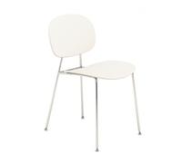 INFINITI set de 4 chaises TONDINA POP (Blanc - Polipropilene e acciaio cromato)