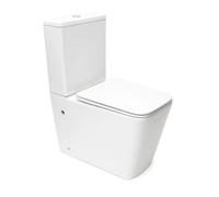 Infinitio kit WC à poser sans bride évacuation vario + abattant SoftClose + réservoir de chasse d'eau, blanc (SATINF032SREXVPSN)