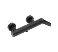 Infinitio mitigeur de douche monocommande mural, entraxe 150 mm, sans ensemble de douche, noir mat (SATBSINF268C)