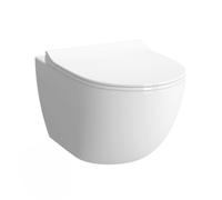 Infinitio WC sans bride avec fixations invisibles + Abattant softclose (Infinitio2rimless)