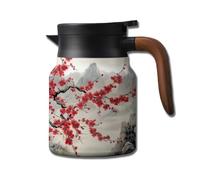 Infinitne Vintage Floral Pattern Tea,1000ml Vintage Floral Pattern Tea,Vintage Floral Pattern Tea - Built-In Infuser (C,1000ml)
