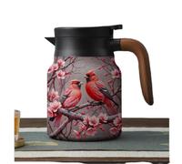Infinitne Vintage Floral Pattern Tea- Built-In Infuser, Infinite Tea Pot, 316 Stainless Steel Insulated Tea Bottle, Long-Lasting Heat Retention, Easy to Clean (1000ML-Type-Y)