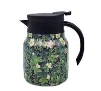 Infinitne Vintage Floral Pattern Tea - Built-In Infuser, Stainless Steel Insulated Tea Bottle, Easy to Clean (B,800ml)