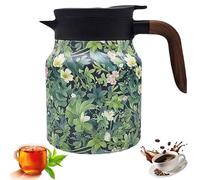 Infinitne Vintage Floral Pattern Tea - Built-in Infuser, Stainless Steel Teapot with Infuser, Temperature Control Tea Kettle for Loose Teas, Coffee Pot for Hot Drinks,Long Time Insulation (09,800ml)