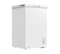 INFINITON CH-H86WEH - Congélateur, Fast Freezing, compresseur design silencieux, verrouillage de sécurité, poignée intégrée, double système, grille fixe 4D, finition blanche, 99 litres