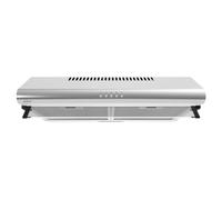 Infiniton CMPV-620XB10 Hotte aspirante 200 m3/h, largeur 60 cm, hauteur spéciale de 105 cm pour son installation, lumière LED intégrée, 3 niveaux de puissance d'aspiration, inox