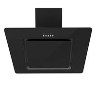 INFINITON ELECTRONICS HOTTE EXTRACTORA PIRAMETRAL CMPTRAL-SG60 INFINITON (Noir, largeur 60 cm, 400 m3/h, décorative, verre trempé, panneau tactile, lumières LED)
