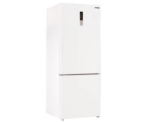 INFINITON FGC-79WS - Réfrigérateur Combi, blanc, hauteur 185 cm, design extra space, largeur spéciale 70 cm, sans frost, lumière LED E