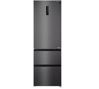 Infiniton FRD-401T91 Réfrigérateur français 401 l Hauteur 190 cm E Technologie Inverter, Fast Cooling, Fast Freezing, porte réversible, technologie Care + Space (DARK INOX || FRD-401T91DEV)