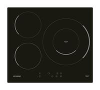 Infiniton IND3BK8G32 Plaque à induction 3 zones Touch Control 9 niveaux Mode Boost Noir