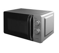 Infiniton MW-HS2070 Micro-ondes, 20 litres, 700 W, minuterie de 0 à 35 minutes, fonction défrost, ouverture de porte avec poignée, argent