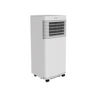 INFINITON PACPK17W Climatiseur 7000 BTU, convient pour pièces de 12-15 m efficacité énergétique A, minuterie, 3 niveaux de puissance, mode veille, déshumidificateur, kit d'installation