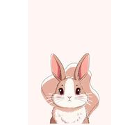 Infinitova Publishing Aesthetic Cute Animal Sketchbook Journal, 120 Pages, 6" x 9" Blank Notebook for Drawing, Doodling & Creative Ideas, Soft Minimal Art Journal Gift