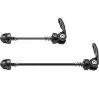 Infinity & Breathe Lot de 2 supports de serrage rapide pour vélo (14 cm/19 cm), essieux à dégagement rapide en alliage d'aluminium pour roue avant et arrière, compatible avec VTT, vélo de route et