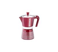 Infinity Cafetière italienne rouge Nombre de tasse=6
