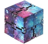Infinity Cube,Plastique Fidget Cube PVC MiniStress de Jouet de Doigt de Fidget pour les Enfants Adultes Killing Time ADD ADHD Anxiety Disorder Étoile Violet