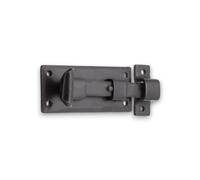 Infinity Decor Loquet de porte vintage en cire d'abeille 100 mm droit en fer - Verrou de porte robuste de sécurité pour portes et fenêtres