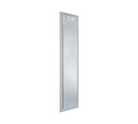 Infinity Decor Plaque de poussée de porte en laiton massif de style géorgien satiné 290 x 67 mm Idéal pour portails intérieurs ou extérieurs