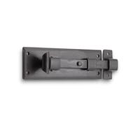 INFINITY DÉCOR Verrou de porte coulissante en fer avec finition cire d'abeille - 150 mm - Idéal pour portes, fenêtres et placards