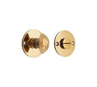 Infinity Decor Verrou de porte intérieure en laiton vieilli style contemporain avec kit de libération d'urgence pour salle de bain