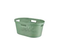 Curver - Panier à linge Infinity - 40 L, vert, 58,5 x 38 x 26,5 cm, plastique recyclé