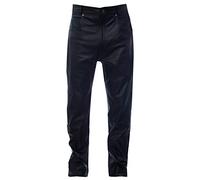 Infinity Hommes Classique Moto Motard Pantalon en Cuir Jeans 34