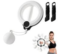 Infinity Hoop pour équipement d'exercice des bras et des épaules, entraîneur de bras, exercice intelligent à 360° pour bras flasques avec traqueur numérique, entraînement à manivelle pour avant-bras