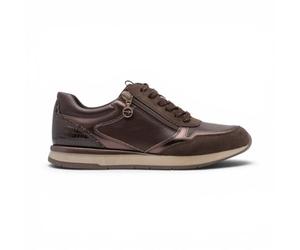 Infinity Leather Baskets Montantes en Similicuir pour Femmes 23613-46