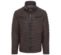 Infinity Leather Blouson Aviateur Vintage Matelassé en cuir Pour Homme