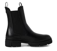 Infinity Leather Bottines Chelsea Classiques Hautes en Cuir Noir Pour Femmes